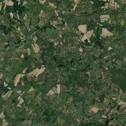 Vue aérienne des environs de Aire d'accueil camping-car