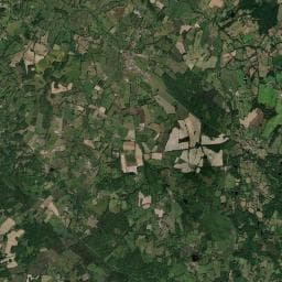 Vue aérienne des environs de Aire de Bivouac de Montrol-Sénard