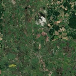 Vue aérienne des environs de Aire d'accueil Camping-Cars de Saint Dizier-Masbaraud