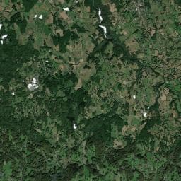 Vue aérienne des environs de Le Potager