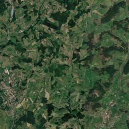 Vue aérienne des environs de Camping municipal Sabatin