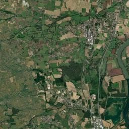 Vue aérienne des environs de Aire de Boitray