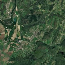Vue aérienne des environs de Lavoir de Breignes