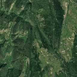 Vue aérienne des environs de Les Thuyas