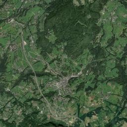 Vue aérienne des environs de Aire de la Ravoire