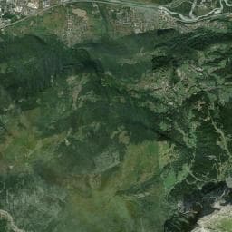 Vue aérienne des environs de Chalet Refuge de Cenise