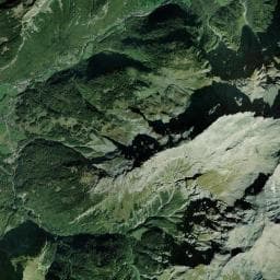 Vue aérienne des environs de Refuge du Grenairon