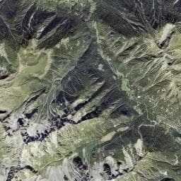 Vue aérienne des environs de Chalet La Grange