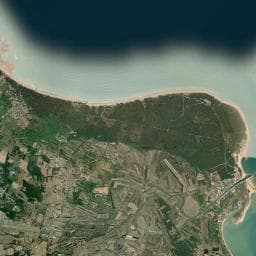 Vue aérienne des environs de Camping Signol