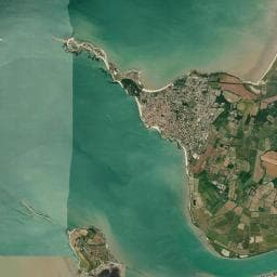 Vue aérienne des environs de Camping à Fouras