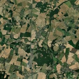 Vue aérienne des environs de Le Chassagne