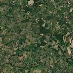 Vue aérienne des environs de Camping du Moulin de la Cour