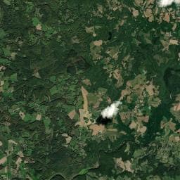 Vue aérienne des environs de Aire de camping-car à Les Billanges