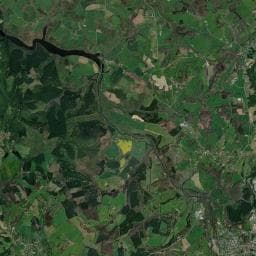 Vue aérienne des environs de Aire de camping-car à Mansat-la-Courrière