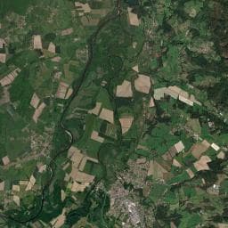 Vue aérienne des environs de CAMPING de mon Village de Puy-Guillaume