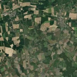 Vue aérienne des environs de Camping l'Oasis des Dombes