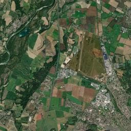 Vue aérienne des environs de L'Escapade