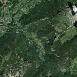 Vue aérienne des environs de Chalet du Plan (de Champ Laitier)