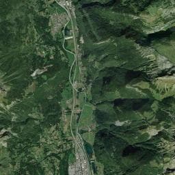 Vue aérienne des environs de Cabane de la FMG