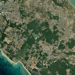 Vue aérienne des environs de CAES