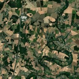 Vue aérienne des environs de Le Magnerit