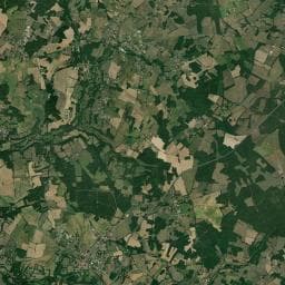 Vue aérienne des environs de Aire de camping-car à Saint-Laurent-de-Céris