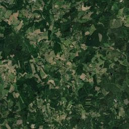 Vue aérienne des environs de Les Quatre Saisons