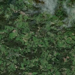 Vue aérienne des environs de Aire naturelle de camping Le Masvaudier