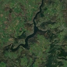 Vue aérienne des environs de Comps les Fades