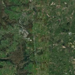 Vue aérienne des environs de Camping municipal de Saint-Georges-de-Mons