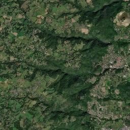 Vue aérienne des environs de La Croze