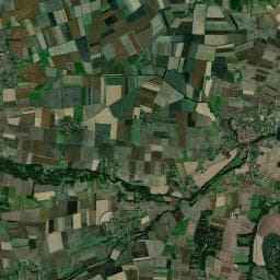 Vue aérienne des environs de Maringues Plaine Limagne