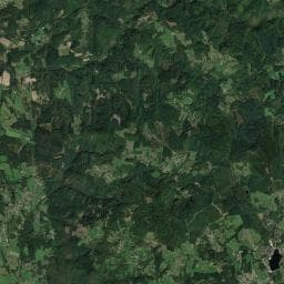 Vue aérienne des environs de Les Chanterelles