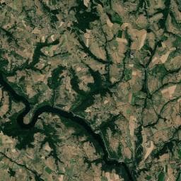 Vue aérienne des environs de Camping de Mars