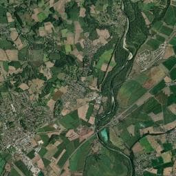 Vue aérienne des environs de Claire Rivière