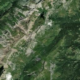 Vue aérienne des environs de Source de Chombas
