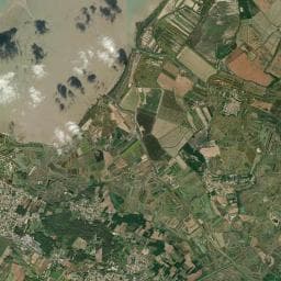 Vue aérienne des environs de Parking Nord - Brouage