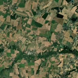 Vue aérienne des environs de Aire Camping-car Vignoble Roland Vilneau
