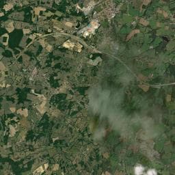 Vue aérienne des environs de Le Paradis