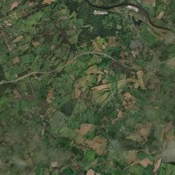 Vue aérienne des environs de La Blanchie