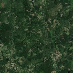 Vue aérienne des environs de Camping de la ferme de Vassiviere