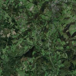Vue aérienne des environs de Aire Camping-Cars Felletin