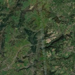 Vue aérienne des environs de Camping Bel Air
