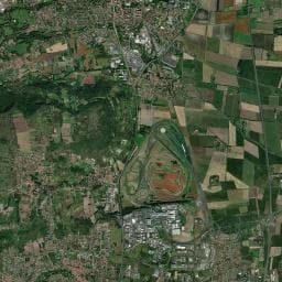 Vue aérienne des environs de Borne de service de Châteaugay