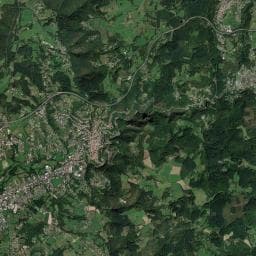 Vue aérienne des environs de Aire du Lac