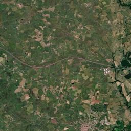 Vue aérienne des environs de Camping de La Pra