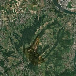 Vue aérienne des environs de Cabornes Girard