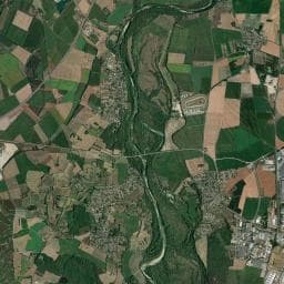 Vue aérienne des environs de La Rivière