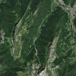Vue aérienne des environs de Abri du Torchon