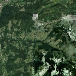 Vue aérienne des environs de Abri de la Taverne